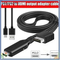 ราคา AKIYAMAMIO Audio Video Converter Cable Monitor Display สาย HDMI HD Converter PS2/PS1 ถึง HDMI (27535483555)