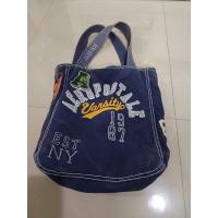 ราคา กระเป๋าสะพายผ้ายีนส์แบรนด์Aeropostaleมือสอง (25239152019)