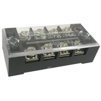 ราคา [ 1 ชิ้น ] TB2504 เทอร์มินอล 4 ช่อง 4P 25A 600V TB Terminal Block Screw Terminals 25แอมป์ เทอร์มินอลต่อสายไฟ Circuit ... (42016963740)