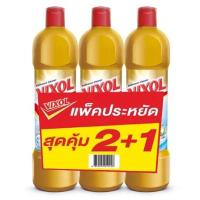 ราคา น้ำยาทำความสะอาดห้องน้ำ VIXOL 900ml แพ็ค3 ทอง (41155471556)