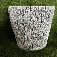 ราคา กระถางปูน ลายเปลือกไม้ ขนาด 10 นิ้ว (40660447672)