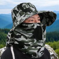 ราคา Camouflage Sun Protection Hat Men's Fishing Hat Sun Protection (43276083188)