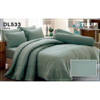 ราคา [ของแท้%] DL533 : TULIP DELIGHT เครื่องนอนทิวลิป รุ่นดีไลท์ (สีพื้น-อัดลาย) ผ้าปูที่นอน 3.5 , 5 , 6 ฟุต ผ้านวม (1644129704)