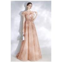 ราคา โปรโมชั่นเชุดเพื่อนเจ้าสาว ชุดเดรสออกงาน *สีชมพู* เดรสเพื่อนเจ้าสาวราคาถูก รอสินค้า 12-15 วัน (14519430994)