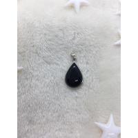 ราคา จี้หินแท้ Onyx หินนำโชค เงินแท้ 925 เงินดิบไม่ชุบ หินมงคล (11125880780)