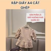 ราคา ก4 กระดาษตัดและเข้าร่วมชุดเดรสผ้าสักหลาดฤดูใบไม้ร่วงฤดูหนาวของเด็กผู้หญิงแขนหางปลา - หนึ่ง130 (42823243215)