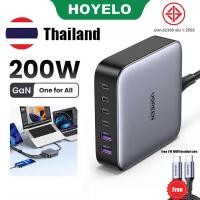 ราคา UGREEN Nexode USB C 200W เครื่องชาร์จตั้งโต๊ะ GaN PD - เครื่องชาร์จแบบเร็ว 6 พอร์ต (27888557381)