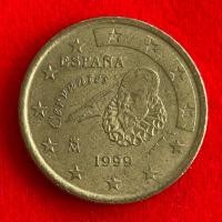 ราคา เหรียญสเปน Spain 50 euro cent ปี 1999 เหรียญต่างประเทศ (24827759674)