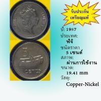 ราคา No.61360 ปี1987 FIJI ฟิจิ 5 Cents เหรียญสะสม เหรียญต่างประเทศ เหรียญเก่า หายาก ราคาถูก (16199189486)