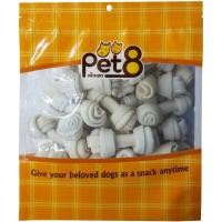 ราคา ขนมสุนัข กระดูกผูกหนังวัว สีขาว ขนาด2,4,7,12 นิ้ว เคี้ยวสนุก ผลิตจากธรรมชาติ (6389399559)