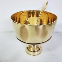 ราคา ขันพาน 9 นิ้ว ทองเหลืองหล่อหนาพร้อมทัพพี (9773927752)