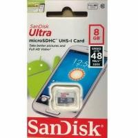ราคา การ์ดหน่วยความจํา Microsd SanDisk Ultra 8GB 8 GB Micro SD MMC MicroSDHC (8621933986)