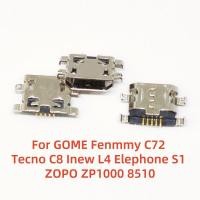 ราคา 5-50 ชิ้นชาร์จ Dock พอร์ตเชื่อมต่อ USB Charger แจ็คปลั๊กสําหรับ GOME Fenmmy C72 Tecno C8 Inew L4 Elephone S1 ZOPO ZP1000 8510 (42000527290)