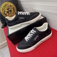 ราคา Gucci Luxurious Minimalism Fashion Men Casual Four Seasons Shoes Sneakers Black (43767398707)