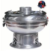 ราคา หม้อไฟอลูมิเนียม มีปล่องมีฝาปิดหม้อต้มยำหม้อไฟ สแตนเลสขนาด 20 22 เซนติเมตรอลูมิเนียมคุณภาพดี แถมแอลกอฮอล์2ชิ้น (5715424867)