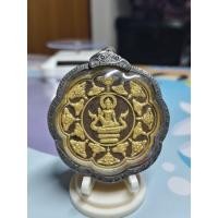 ราคา จตุคามรามเทพสำนักวัดเขาอ้อปี 2549เลี่ยมกรอบเงินแท้(ห่วงสแตนเลส) (29390966784)