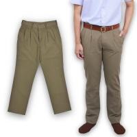 ราคา กางเกงนักเรียนชาย ประถม มัธยม สีกากี กางเกงนักเรียนขายาว ชุดนักเรียนมุสลิม (16342060201)