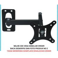 ราคา Telescopic LED LCD TV Bracket 10 17 19 20 21 22 24 26 32 นิ้ว VESA 7.5 และ 10 ซม. Taffiffware X100A (44650916059)