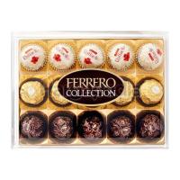 ราคา เฟอเรโร รอชเชอร์ Ferrero Rocher รุ่น Collection รวมรส 15ลูกHazelnut,Raffaello,Dark Chocolate (16892556205)