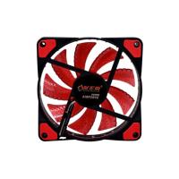 ราคา OKER G1228 RED SUPER AIRFORCE FAN LED มีไฟ พัดลมระบายความร้อน รับประกัน 1ปี (16393703672)