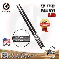 ราคา ไม้กลอง VIC FIRTH Nova Series N5AB Economy Drumstick Black **Made in USA** รับประกันของแท้ 100% (5178864187)