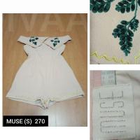 ราคา จั้มสูท ปาดไหล่ งานป้าย MUSE (S) ทรงสวย ผ้าดีมาก ซับในทั้งตัว คุ้มสุดๆค่ะ (4551380303)