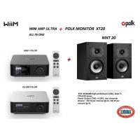 ราคา WIIM AMP ULTRA + POLK AUDIO MONITOR XT 20 ALL IN ONE STREAMING BOOKSHELF 100 W PER CHANAL (40365292386)
