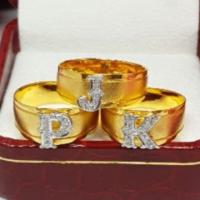 ราคา แหวนตัวอักษรเพชรแท้ทองแท้ (28472810603)