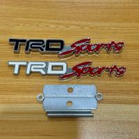 ราคา โลโก้ TRD sports ติดหน้ากระจัง งานโลหะ ขนาด 1.6 x 13.5 cm ราคาต่อชุด (11904571675)