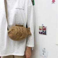 ราคา กระเป๋าใบเล็กกระเป๋าสะพายข้างผู้หญิง in อเนกประสงค์ญี่ปุ่นสร้างสรรค์น่ารักการ์ตูนปลาน่าเกลียดกระเป๋ (27208536599)