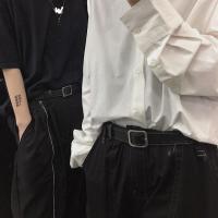 ราคา เข็มขัดหนัง หัวเข็มขัดทรงสี่เหลี่ยม สไตล์ฮาราจูกุ สำหรับผู้ชาย (7230106631)