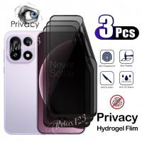 ราคา สําหรับ OnePlus 15 5G 2025 3PCS Anti-Privacy Hydrogel ฟิล์มสําหรับ OnePlus15 oneplus15 15OnePlus OnePlus 15 5G 4G 2025 ป้องกันหน้าจอ Anti-Spy Anti-Peeping ฟิล์ม (53250497398)