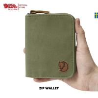ราคา Fjallraven /Zip Wallet /กระเป๋าสตางค์ใส่เงิน ใส่บัตร/เหรียญ ทำจากผ้า G1000 ซิปรอบ แบรนด์สวีเดน (28517895325)