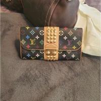 ราคา LOUIS VUITTON Monogram Multicolore Pochette Courtney Clutch Bag Pouch แท้ นำเข้า สำหรับ งาน กลางวัน กลางคืน เรียบหรู ดูด (41468395418)