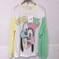 ราคา เสื้อยืดแขนยาวงานรีดเพชรลายการ์ตูน (6050191180)