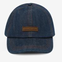 ราคา พร้อมส่ง หมวก Acne Studios สียีนส์ โลโก้น้ำตาล รุ่น INDIGO BLUE logo patch denim ball cap (24023744824)