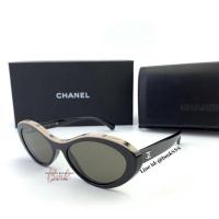 ราคา Chanel Sunglasses (ขอบดำ) (4657605736)