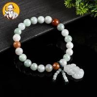 ราคา พร้อมใบรับรอง: หยกธรรมชาติ A, สร้อยข้อมือลูกปัดหยกสามสีปี่เซียะ (53700819979)