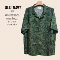 ราคา 〽️ OLD NAVYเสื้อฮาวายมือสอง (25443726506)