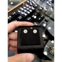 ราคา TE634 ต่างหูเพชรแท้ ทองคำขาว 18k รูปทรงกลม (4152965442)