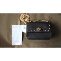 ราคา กระเป๋า coach crossbody สายโซ่ ตอกหมุด ป้ายห้อย ซื้อมาเก็บ ไม่ผ่านการใช้งาน (7967838161)
