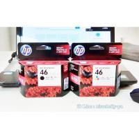 ราคา Original HP 46 (CZ637AA) Black สีดำ ตลับหมึกอิงค์เจ็ท แท้ DeskJet 2020hc , 2520 hc Aip s หมึกปี 2022 (1105344256)