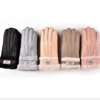 ราคา สินค้าพร้อมส่งจากไทยทุกวัน ถุงมือหนังกันหนาวบุขนแกะอย่างหนา หญิง (24252335620)