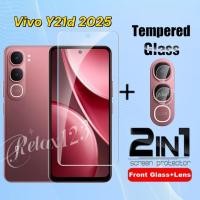 ราคา สําหรับ Vivo Y21d 5G 2025 Full Screen Protector กระจกนิรภัยสําหรับ VIVO Y21D VivoY21d Vivo Y 21 d Y21d 21Y 4G 5G 2025 ฟิล์มนิรภัย HD Clear Film Protector ฟิล์มเลนส์ (43619976742)
