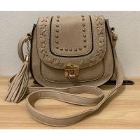 ราคา กระเป๋า Nicole by nicole miller (นิโคลมิลเลอร์)ของแท้ หนังน้ำตาล สภาพ 95%+ (13254997928)