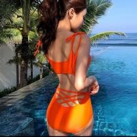 ราคา บีกีนี่สีส้ม สภาพ 95% ใหม่มาก ส่งฟรี (3512041583)