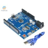 ราคา Pcbfun UNO R3 CH340G Atmega328P เมนบอร์ดพอร์ต Micro USB บอร์ดพัฒนา Arduino (26511995952)