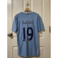 ราคา เสื้อบอล ผู้ชาย Manchester City 2010/11 สกรีน Nasri 19 ชุดเหย้า (11602873189)