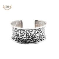 ราคา กำไลถมเงินแท้ลายกนกแบบท้องปลิง (25757237058)