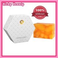 ราคา ล้อตใหม่ล่าสุด สบู่มะละกอน้ำผึ้ง ของแท้ #สบู่หน้าใส (60 g) Papaya honey soap (17756793298)
